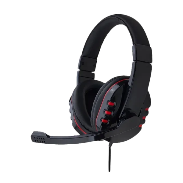 Наушники Gembird Gaming GHS-402 Красный Черный Проводная/ Игровой photo 3 Наушники Gembird Gaming GHS-402 Красный Черный Проводная/ Игровой photo 3