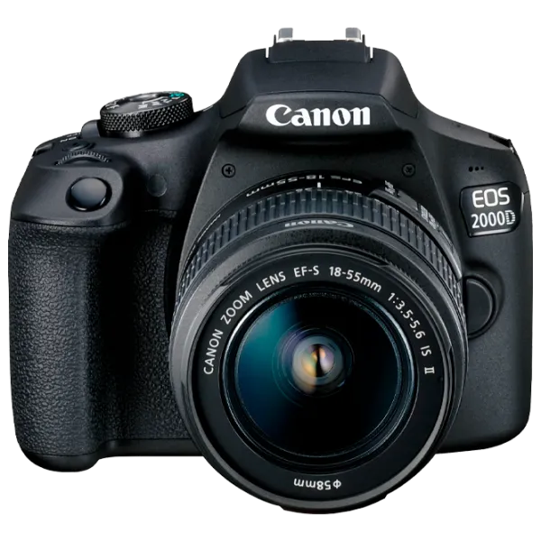 Фотоаппарат Canon EOS 2000D Kit CMOS/ Черный photo 2 Фотоаппарат Canon EOS 2000D Kit CMOS/ Черный photo 2