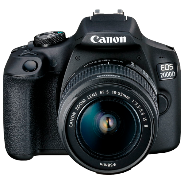 Фотоаппарат Canon EOS 2000D Kit CMOS/ Черный photo 2 Фотоаппарат Canon EOS 2000D Kit CMOS/ Черный photo 2