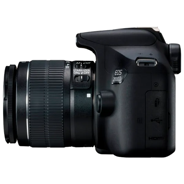 Фотоаппарат Canon EOS 2000D Kit CMOS/ Черный photo 4 Фотоаппарат Canon EOS 2000D Kit CMOS/ Черный photo 4
