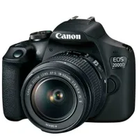 Cameră foto Canon EOS 2000D Kit CMOS/ Black photo 2