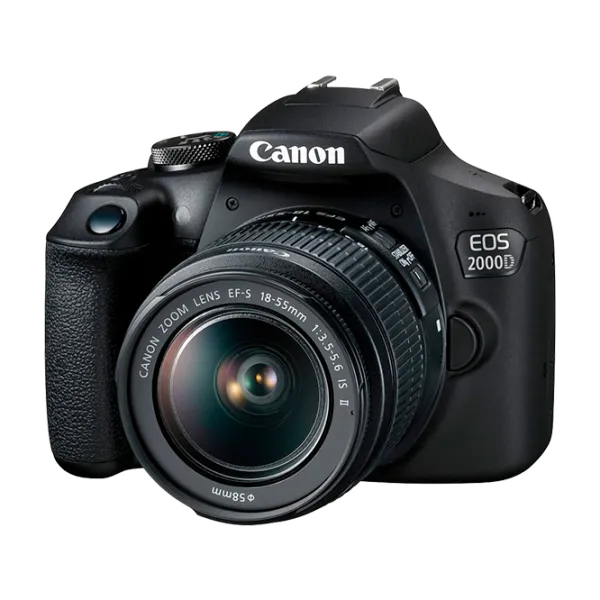 Cameră foto Canon EOS 2000D Kit CMOS/ Black photo 4