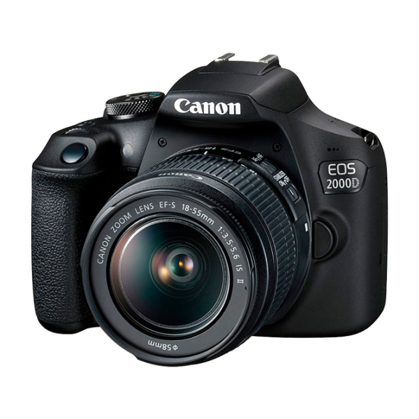 Cameră foto Canon EOS 2000D Kit CMOS/ Black photo 4