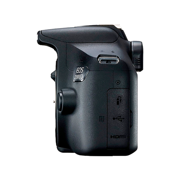 Cameră foto Canon EOS 2000D Kit CMOS/ Black photo 8