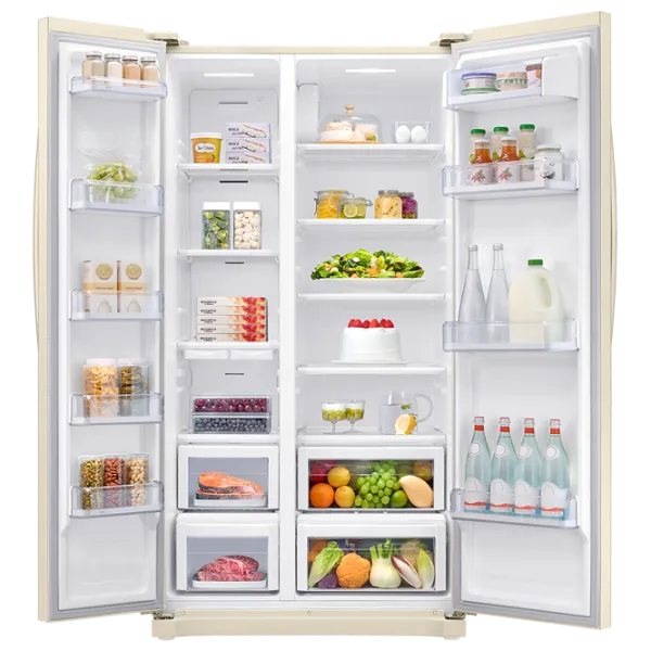 Frigider Samsung RS54N3003EF/UA Side by Side 535 l / 178.9 cm / Beige photo 9