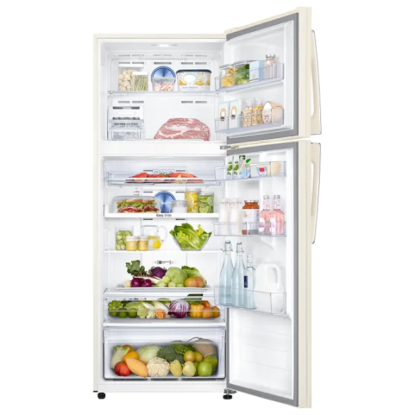 Frigider Samsung RT46K6340EF/UA cu congelator sus 453 l / 182.5 cm / Beige photo 10