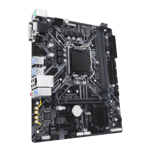 Материнская плата Gigabyte B360M D2V 1.0 Игровая/ mATX/ Intel B360 photo 2