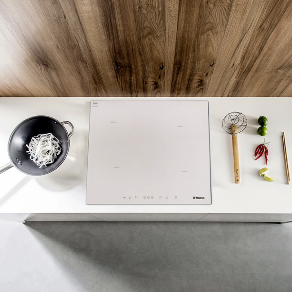 Plită încorporabilă cu inducție Hansa BHIW68308 White photo 6