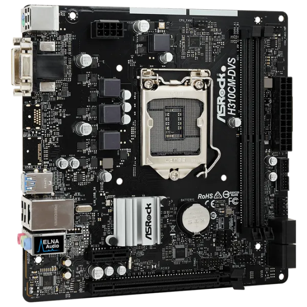Placă de bază ASRock H310CM-DVS mATX/ Intel H310 photo 2