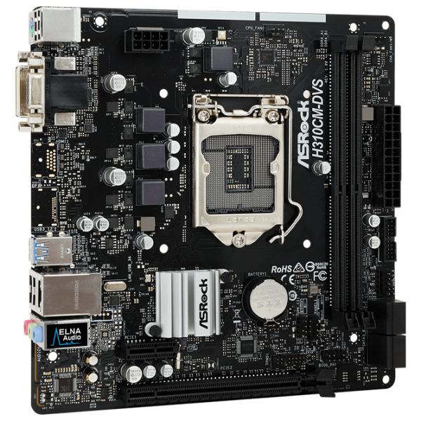 Placă de bază ASRock H310CM-DVS mATX/ Intel H310 photo 2