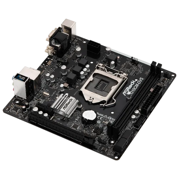 Placă de bază ASRock H310CM-DVS mATX/ Intel H310 photo 3