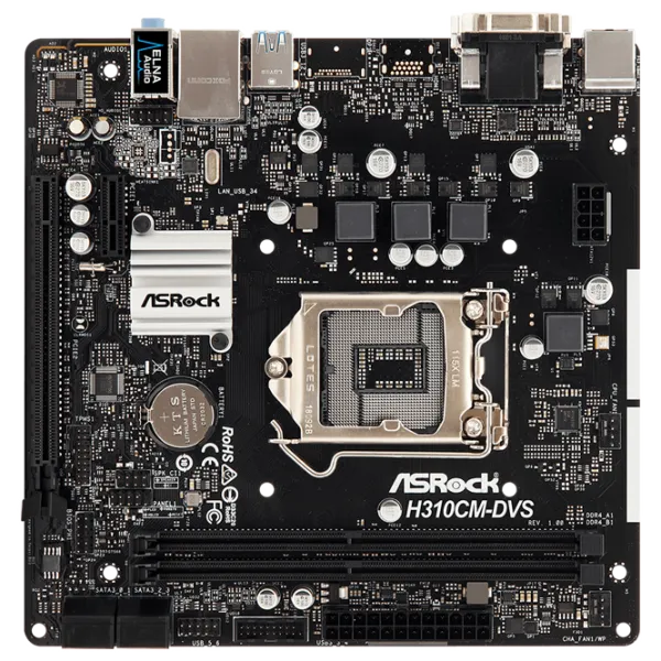 Placă de bază ASRock H310CM-DVS mATX/ Intel H310 photo 4