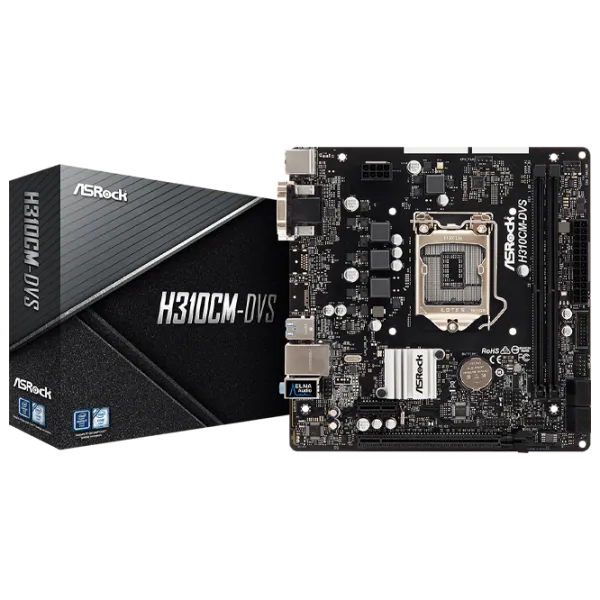 Placă de bază ASRock H310CM-DVS mATX/ Intel H310 photo 6
