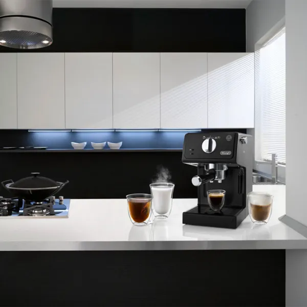 Espressor DeLonghi ECP31.21 Рожковая / 1.1 л / Черный photo 5