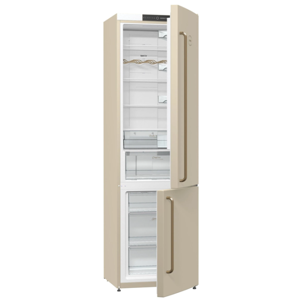 Frigider Gorenje NRK 621 CLI cu congelator jos 339 l / 200 cm / Ivory photo 3