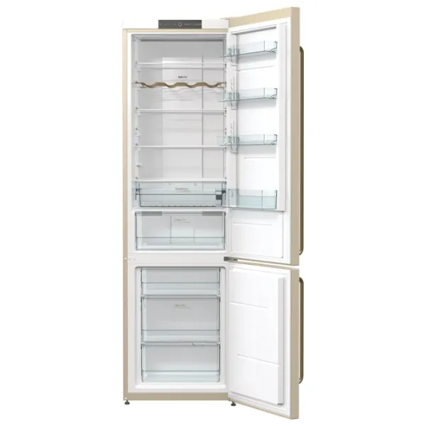 Frigider Gorenje NRK 621 CLI cu congelator jos 339 l / 200 cm / Ivory photo 4