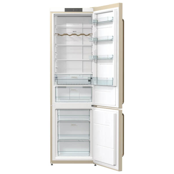 Frigider Gorenje NRK 621 CLI cu congelator jos 339 l / 200 cm / Ivory photo 4