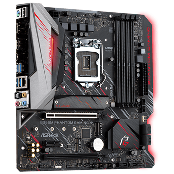 Материнская плата ASRock B365M PHANTOM GAMING 4 mATX/ Intel B365 photo 2