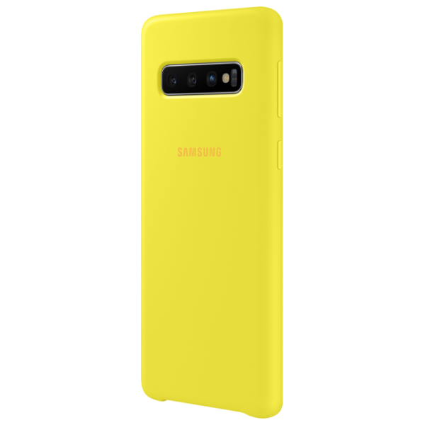 Husă pentru smartphone Samsung Galaxy S10 Samsung/ Back/ Piele/ Yellow photo 2