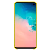Чехол для смартфона Samsung Galaxy S10 Samsung/ Back/ Кожа/ Желтый photo 3