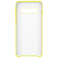 Чехол для смартфона Samsung Galaxy S10 Samsung/ Back/ Кожа/ Желтый photo 4