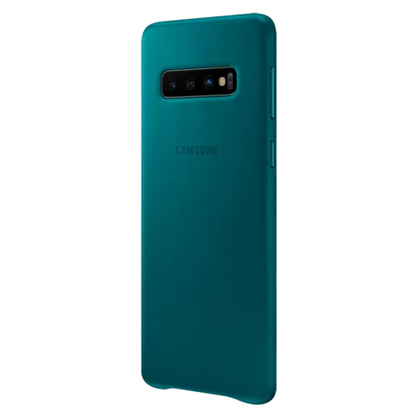 Чехол для смартфона Samsung Galaxy S10 Samsung/ Back/ Кожа/ Зелёный photo 2
