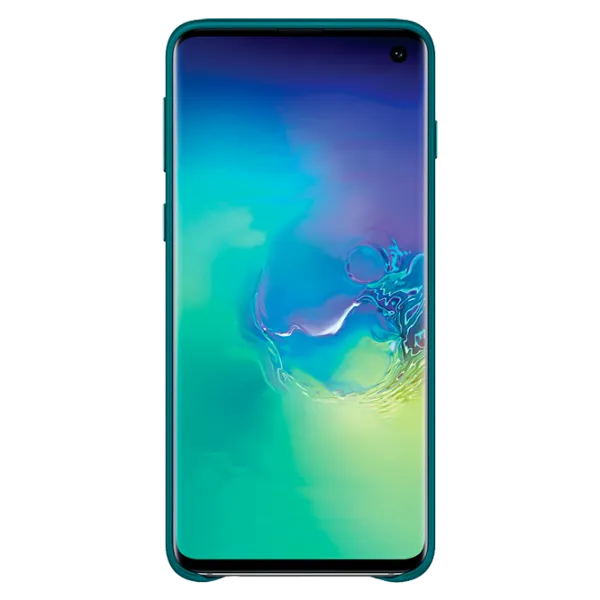 Чехол для смартфона Samsung Galaxy S10 Samsung/ Back/ Кожа/ Зелёный photo 3