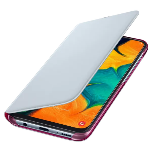 Чехол для смартфона Samsung Galaxy A30 Samsung/ Flip Cover/ PP/ Красный Белый photo 3