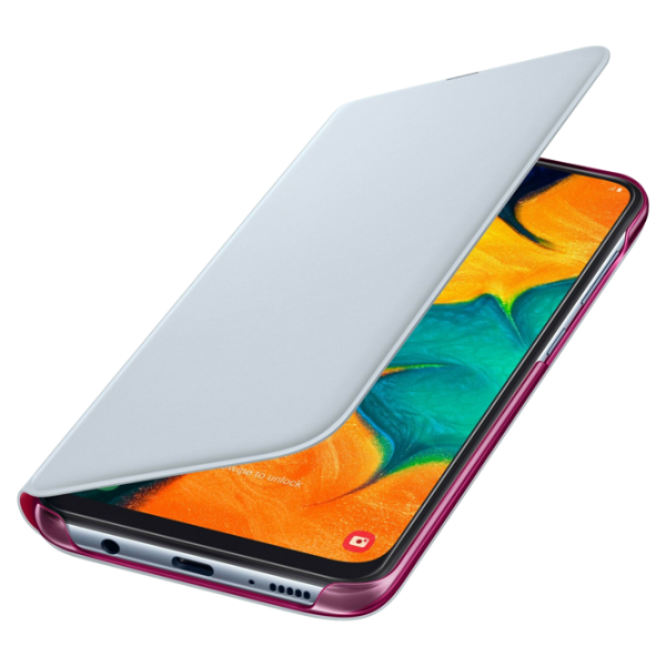 Чехол для смартфона Samsung Galaxy A30 Samsung/ Flip Cover/ PP/ Красный Белый photo 3