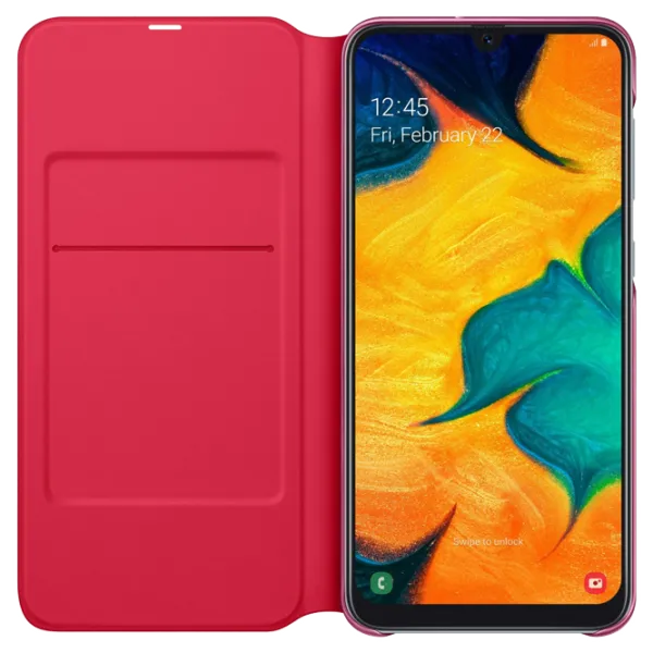Чехол для смартфона Samsung Galaxy A30 Samsung/ Flip Cover/ PP/ Красный Белый photo 4