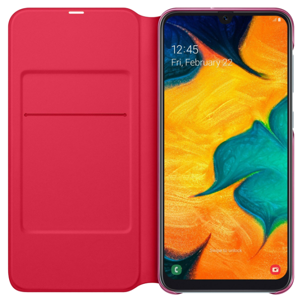 Чехол для смартфона Samsung Galaxy A30 Samsung/ Flip Cover/ PP/ Красный Белый photo 4