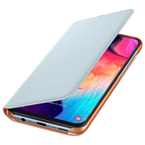 Чехол для смартфона Samsung Galaxy A50/ A30s Samsung/ Flip Wallet/ PP/ Оранжевый Белый photo 4