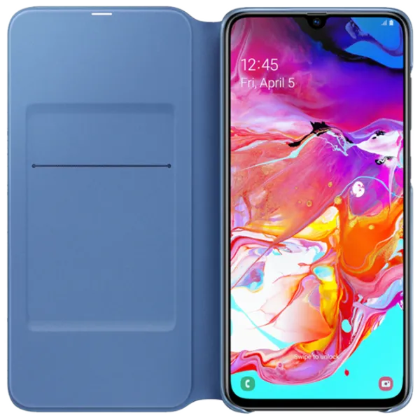Чехол для смартфона Samsung Galaxy A70 Samsung/ Flip Wallet/ PP/ Черный photo 3