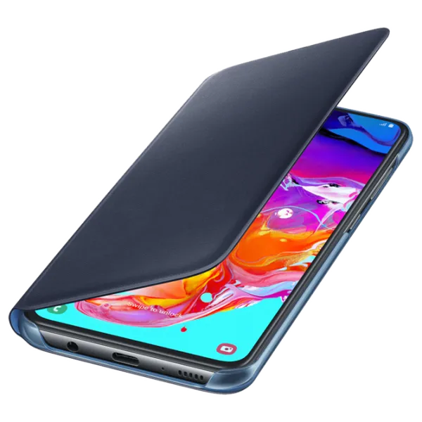 Чехол для смартфона Samsung Galaxy A70 Samsung/ Flip Wallet/ PP/ Черный photo 4