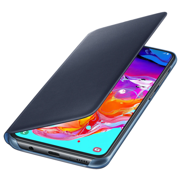 Чехол для смартфона Samsung Galaxy A70 Samsung/ Flip Wallet/ PP/ Черный photo 4