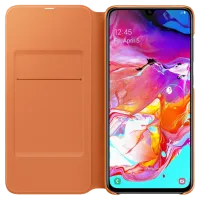 Чехол для смартфона Samsung Galaxy A70 Samsung/ Flip Cover/ PP/ Оранжевый Белый photo 3