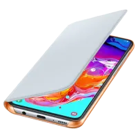 Чехол для смартфона Samsung Galaxy A70 Samsung/ Flip Cover/ PP/ Оранжевый Белый photo 4