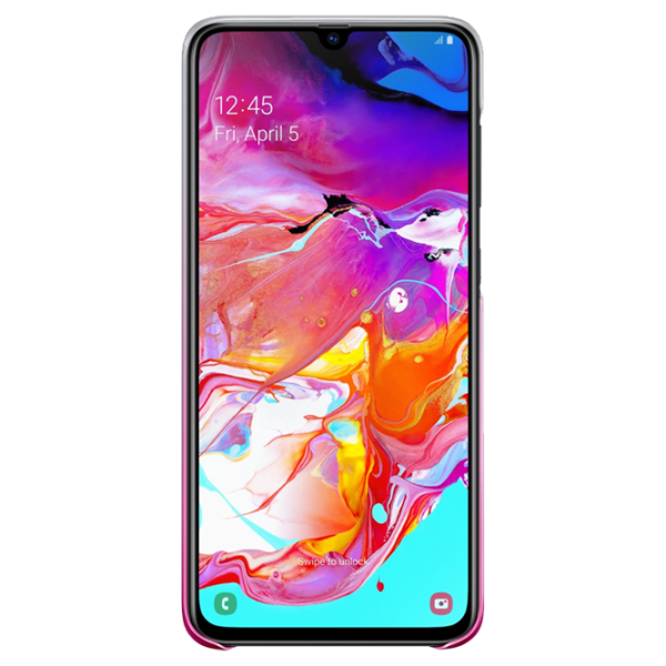 Husă pentru smartphone Samsung Galaxy A70 Samsung/ Back/ PP/ Gradation Pink photo 2