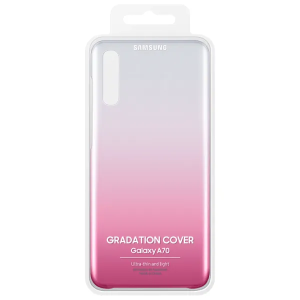 Husă pentru smartphone Samsung Galaxy A70 Samsung/ Back/ PP/ Gradation Pink photo 5