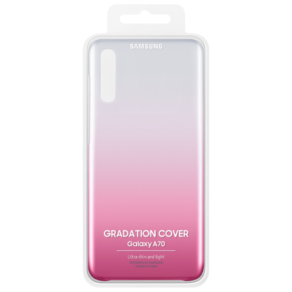 Husă pentru smartphone Samsung Galaxy A70 Samsung/ Back/ PP/ Gradation Pink photo 5