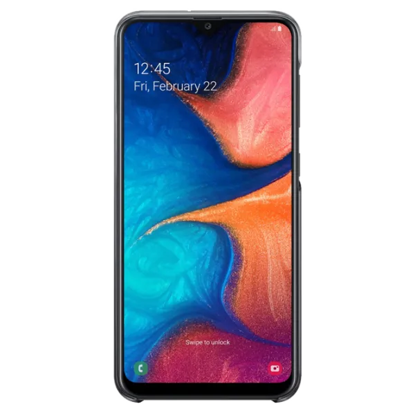 Husă pentru smartphone Samsung Galaxy A20 Samsung/ Back/ PP/ Gradation Black photo 3
