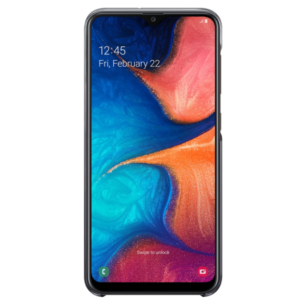 Husă pentru smartphone Samsung Galaxy A20 Samsung/ Back/ PP/ Gradation Black photo 3