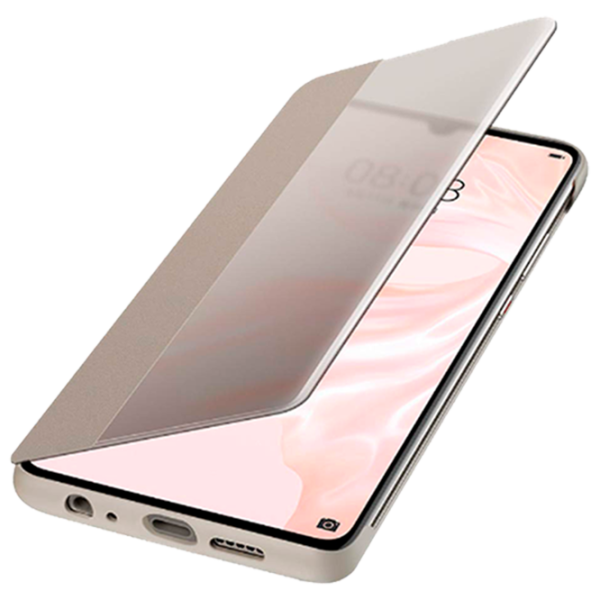 Husă pentru smartphone Huawei P30 Pro Huawei/ Flip Cover View/ PC/ PU/ Khaki Green photo 3