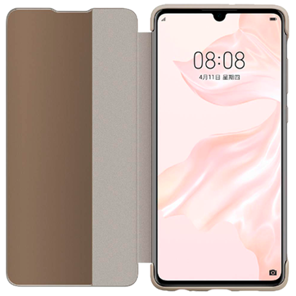 Husă pentru smartphone Huawei P30 Pro Huawei/ Flip Cover View/ PC/ PU/ Khaki Green photo 4