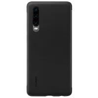 Husă pentru smartphone Huawei P30 Huawei/ Flip Cover View/ PC/ PU/ Black photo 2