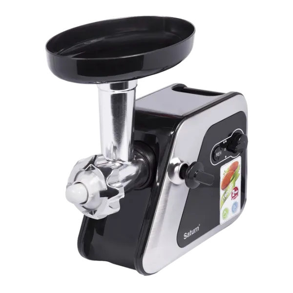 Mașină de tocat carne Saturn ST-FP0095 1600 W/ 1.5 kg/ min/ Black photo 8