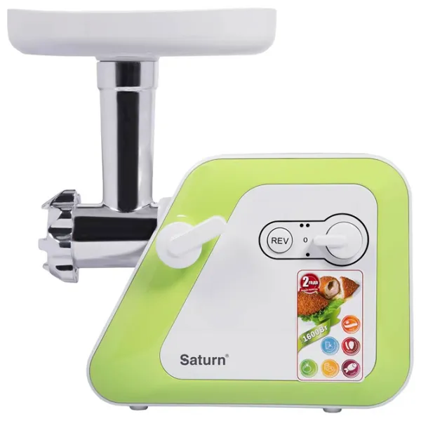 Mașină de tocat carne Saturn ST-FP0095 1600 W/ 1.5 kg/ min/ Green photo 2