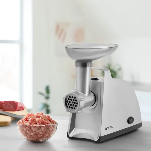 Mașină de tocat carne Vitek VT-3620 2000 W/ 1.5 kg/ min/ White photo 6