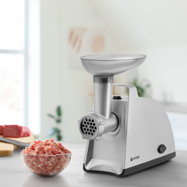 Mașină de tocat carne Vitek VT-3620 2000 W/ 1.5 kg/ min/ White photo 6