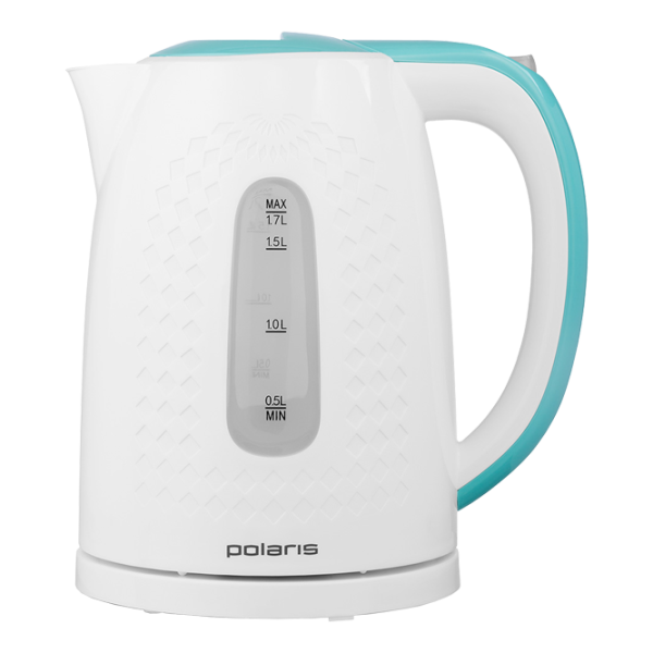 Ceainic Electric Polaris PWK1713C 1.7 l/ Ascuns spirală/ Turquoise White photo 2